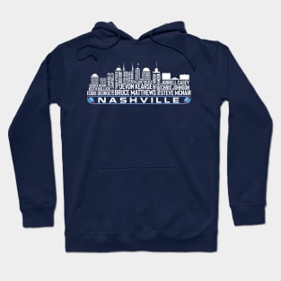 Tennessee Football Team All Time Legends, Nashville City Skyline Hoodie